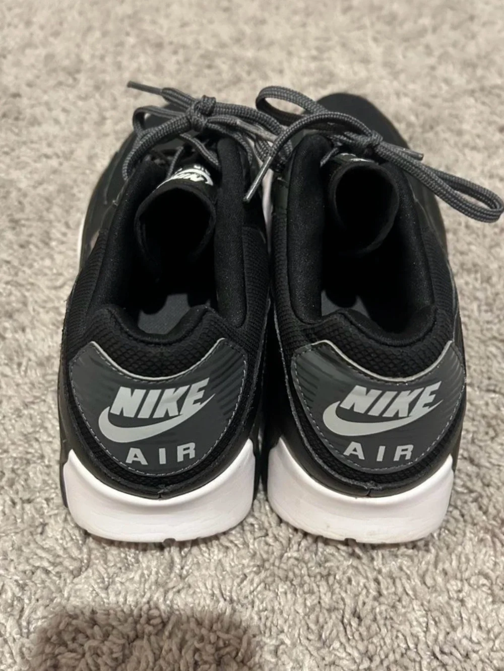 Nike Black and Gray Men's Athletic Sneakers